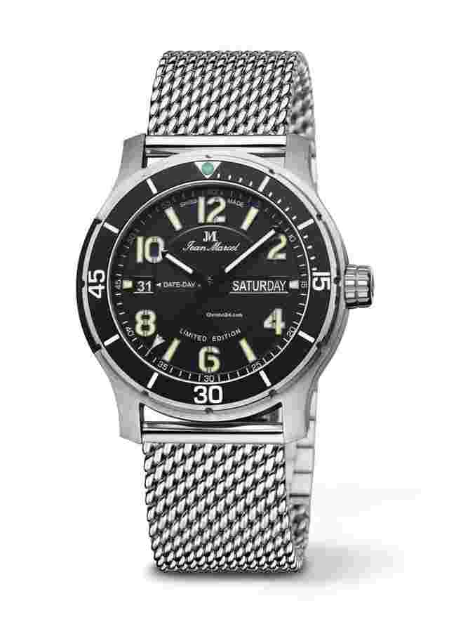 Jean Marcel
                           
                                 Splendor 381 limited edition - ETA 2836 Elaboré - 42mm - Steel Bracelet + Leather Strap
