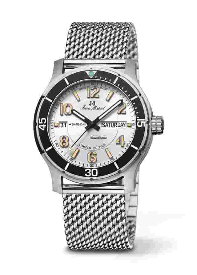 Jean Marcel
                           
                                 Splendor 381 limited edition - ETA 2836 Elaboré - 42mm - Steel Bracelet + Leather Strap