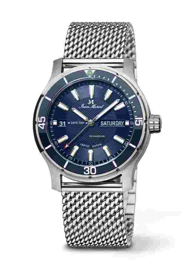 Jean Marcel
                           
                                 Splendor 381 limited edition - ETA 2836 Elaboré - 42mm - Steel Bracelet + Leather Strap