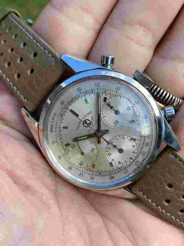 Favre-Leuba
                           
                                 Geneve 1950s oversize Chronograph Val.71