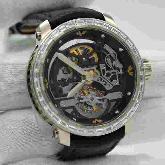 Dewitt Twenty-8-Eight
                           
                                 Tourbillon 18k White Gold Skeleton Men's Watch T8.TH.009A