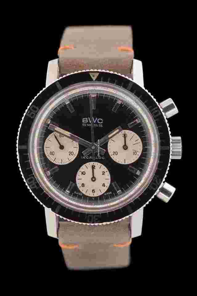 BWC-Swiss
                           
                                 Chronograph - Valjoux 72 - Handaufzug - 38 mm - Ref. 993000 - ca. 1975 - Vintage - Tritium