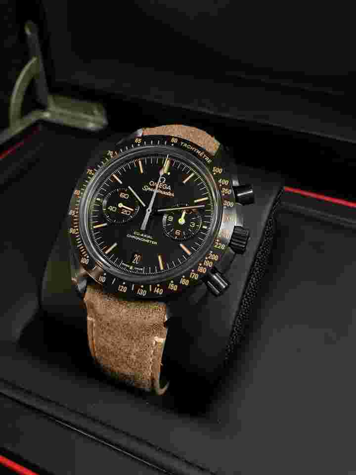 Omega Speedmaster
                           
                                 NEW 2024 Dark Side Of The Moon "Vintage Black" Speedmaster
