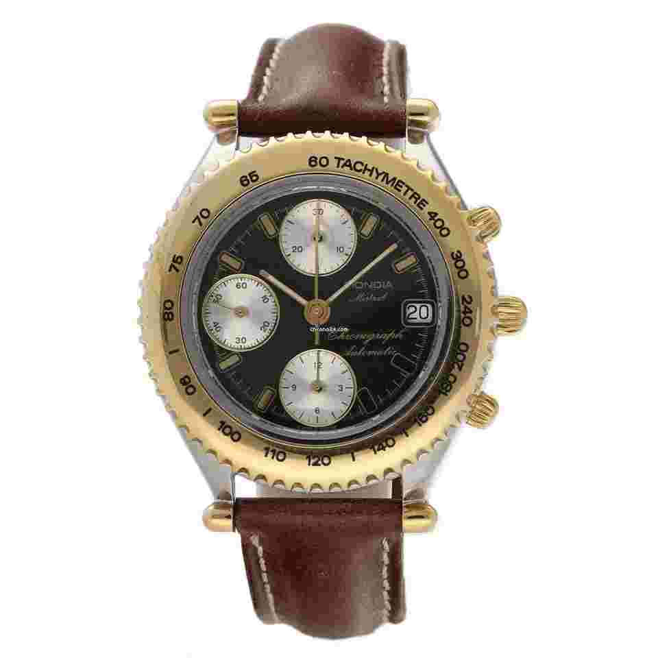 Mondia
                           
                                 Mistral Chronograph 0099 Two Tone Steel Black Dial Automatic Men's Watch