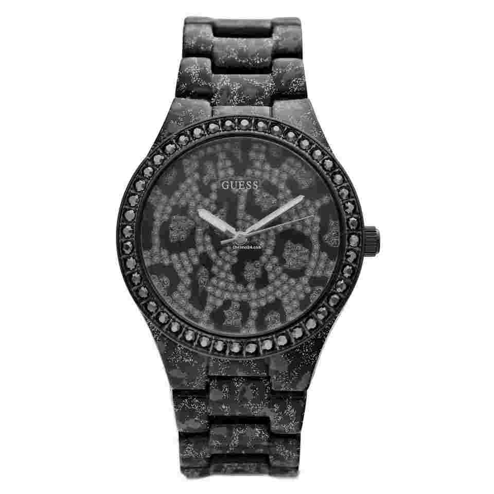 Guess
W0015L1 Steel Case Resin Band Seductive Leopard Print Quartz Women's Watch