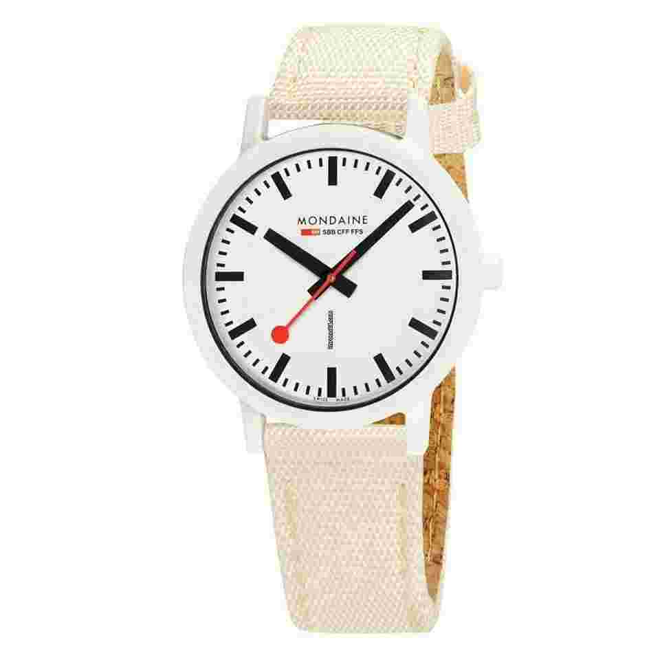 Mondaine
                           
                                 MS1.41111.LT Essence Eco Friendly White Case 41mm Quartz Wrist Watch