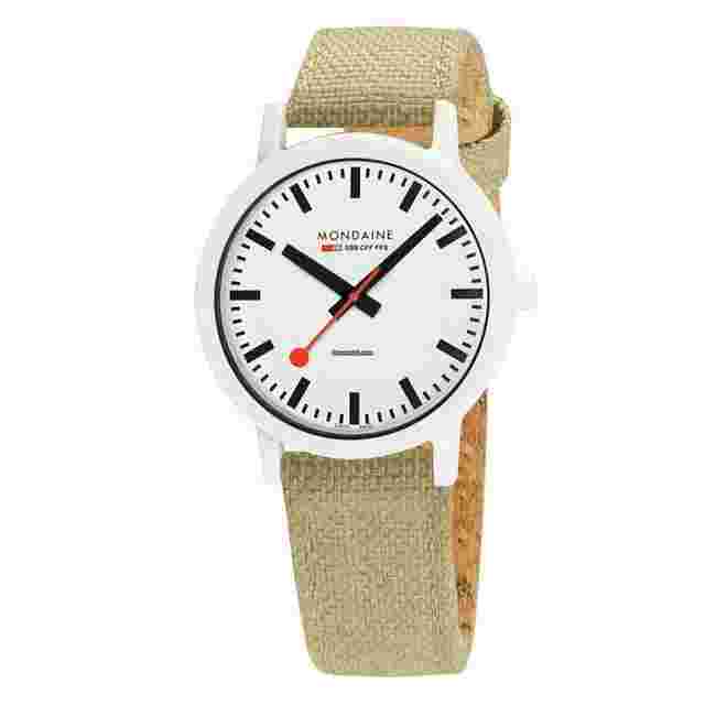 Mondaine
                           
                                 MS1.41110.LS Essence Eco Friendly White Case 41mm Quartz Wrist Watch