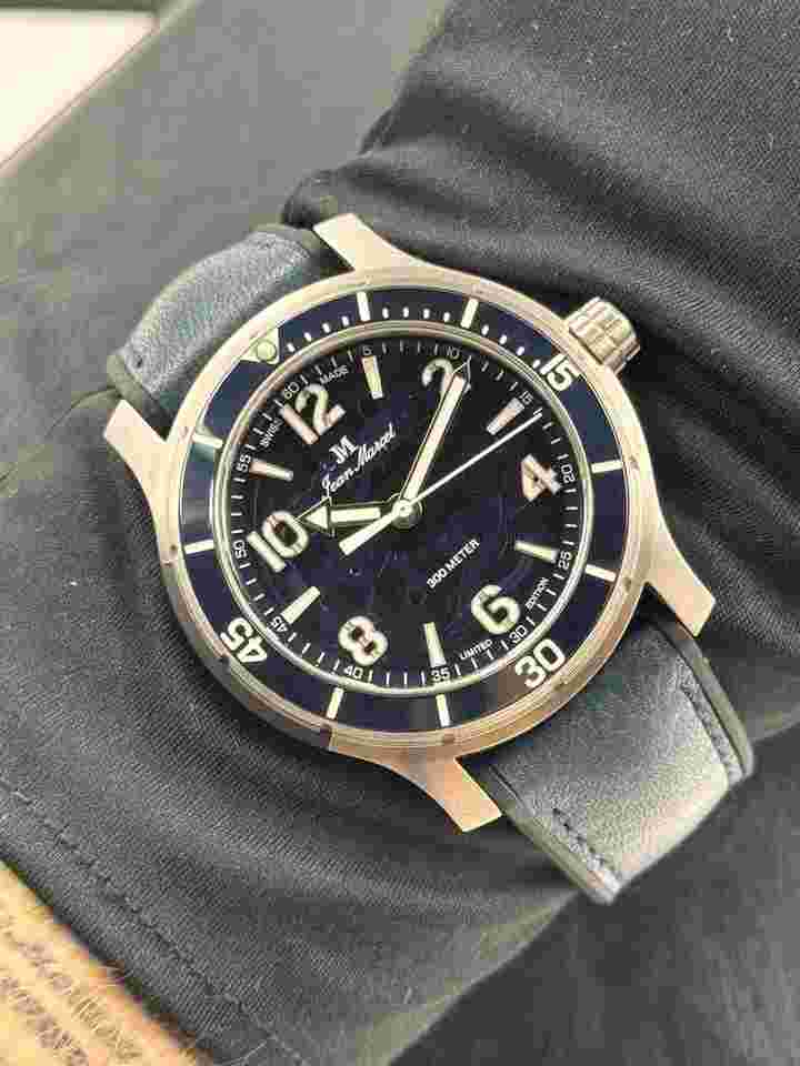 Jean Marcel Splendor Automatic Blue Skeleton (Limited Edition) New Official dealer Warranty Made in Germany