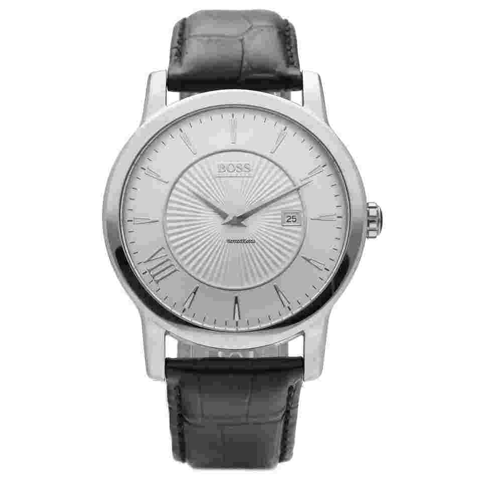 Hugo Boss
HB.182.1.14.2508 Stainless Steel 42mm Black Leather Quartz Men's Watch