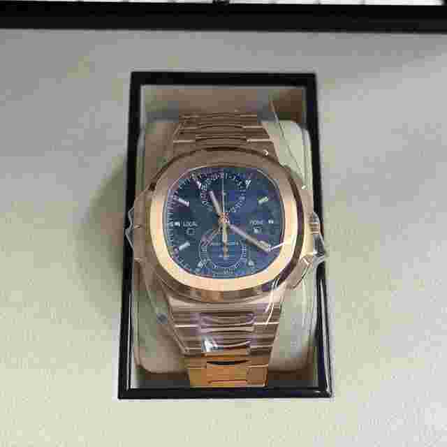 Patek Philippe Nautilus
                           
                                 2023 5990/1R-001 Rose Gold Nautilus Travel Time New Release Unworn