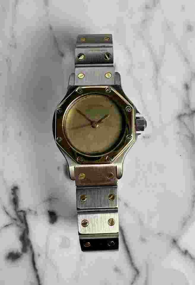 Cartier Santos Octagon 2 Tone Automatic Ghost Dial (Serviced February 2026)