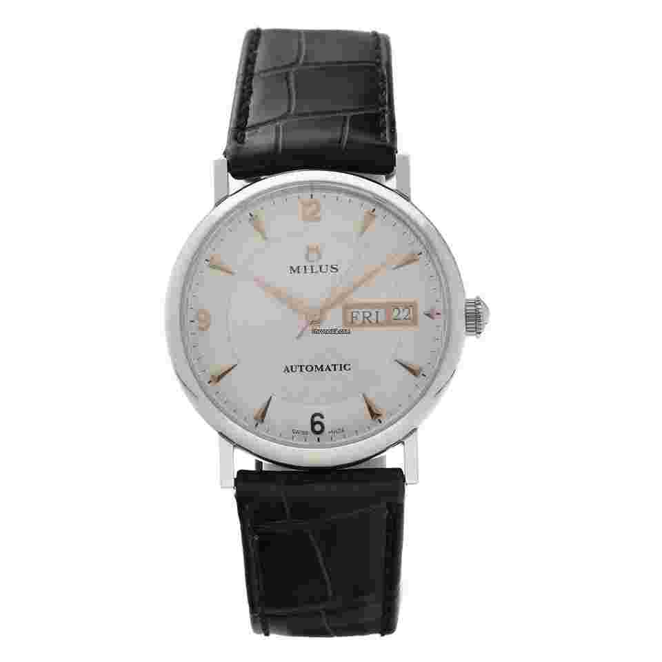 Milus
Xephios XEP002 Stainless Steel 36mm Leather Automatic Men's Watch
