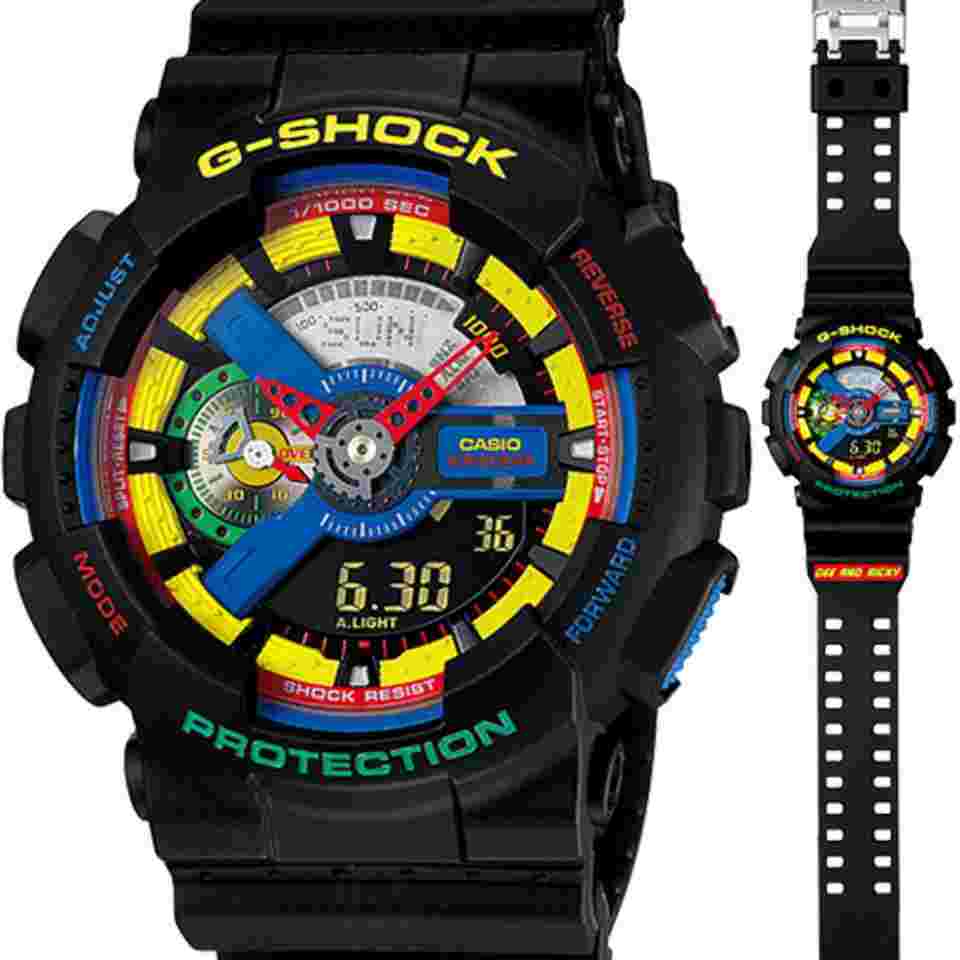 GSHOCK NEW Casio G-Shock LEGO Dee and Ricky Limited Edition Collab GA-110DR-1A RARE 