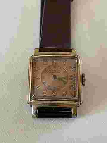 Gruen Veri-Thin Doctors Medical Cal 406Rose10K Gold GF Case Silver CaseBack Vintage Swiss