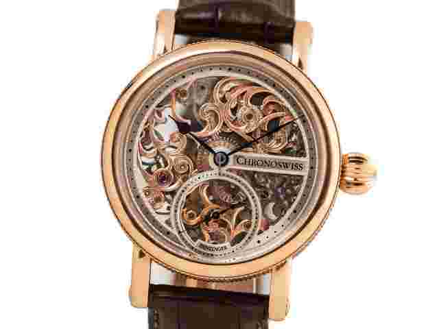 Chronoswiss Régulateur
                           
                                 Edition ZEITZEICHEN II Ref CH6721R Jochen Benzinger Skeleton 18k Rose Gold Limited Edition No.3x/33 Box Papers Bj-2008