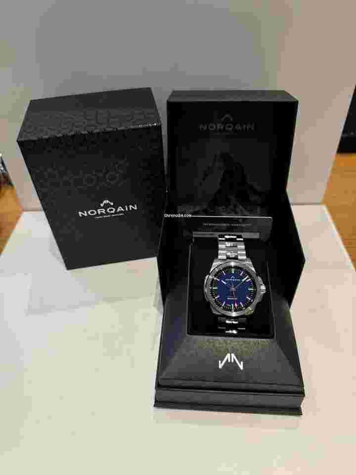 Norqain
Independence Limited Edition Chronometer Steel/Steel 42mm (Blue Dial)