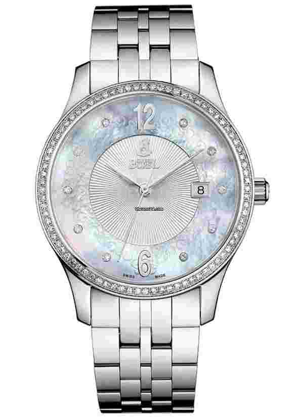Ernest Borel
                           
                                 Automatic Mother of Pearl Diamonds Date Swiss Made