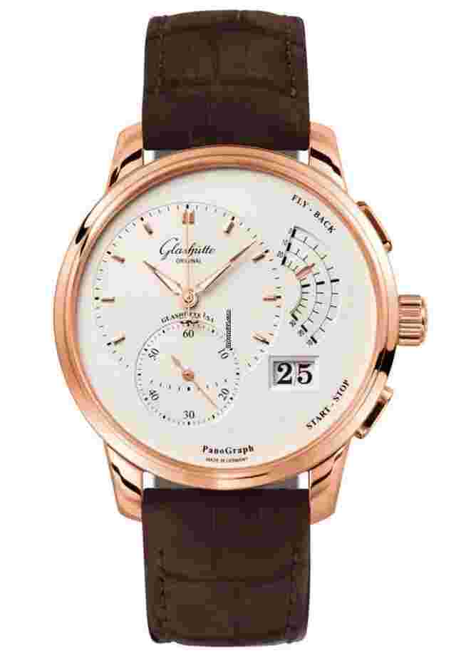 Glashütte Original PanoGraph
                           
                                 40mm Red Gold Brown Alligator Men’s Watch 1-61-03-25-15-05