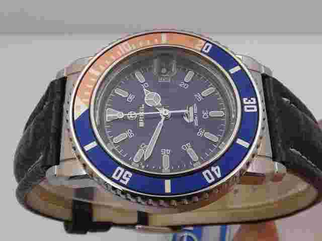 Breil
                           
                                 Manta Diver 200m Pepsi F490 Faded Bezel NEW OLD STOCK Stainless Steel YEARS '2000