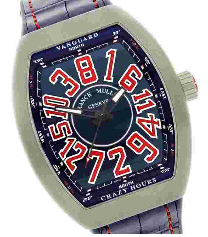 Franck Muller
                           
                                 American Crazy Hours Titanium Automatic V45CHTTBRAMRBL