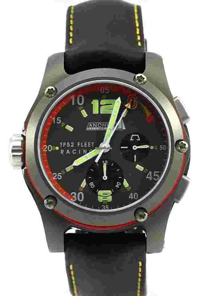 Anonimo
                           
                                 TP52 Fleet Crono Racing 44mm Titanium Case Black Dial Brown Calfskin Strap 7000 NEW - Warranty: 2013