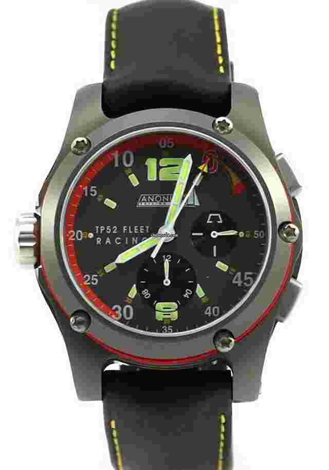 Anonimo
                           
                                 TP52 Fleet Crono Racing 44mm Titanium Case Black Dial Brown Calfskin Strap 7000 NEW - Warranty: 2013