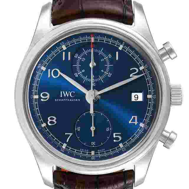 IWC Portuguese Chronograph
                           
                                 Classic Chronograph Laureus Sport For Good Foundation Steel Mens Watch IW390406 Box Card