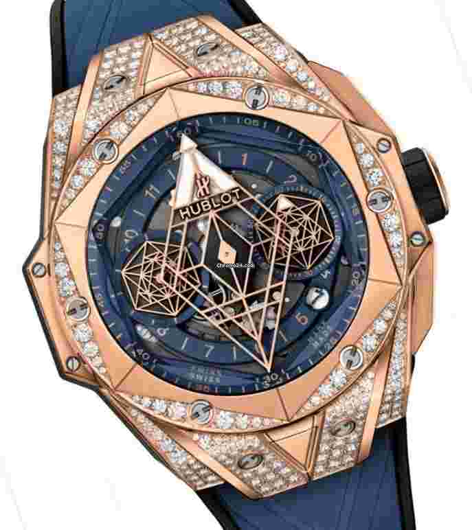 Hublot Big Bang Sang Bleu
Ii King Gold Big Bang Unico Blue Pave 45mm