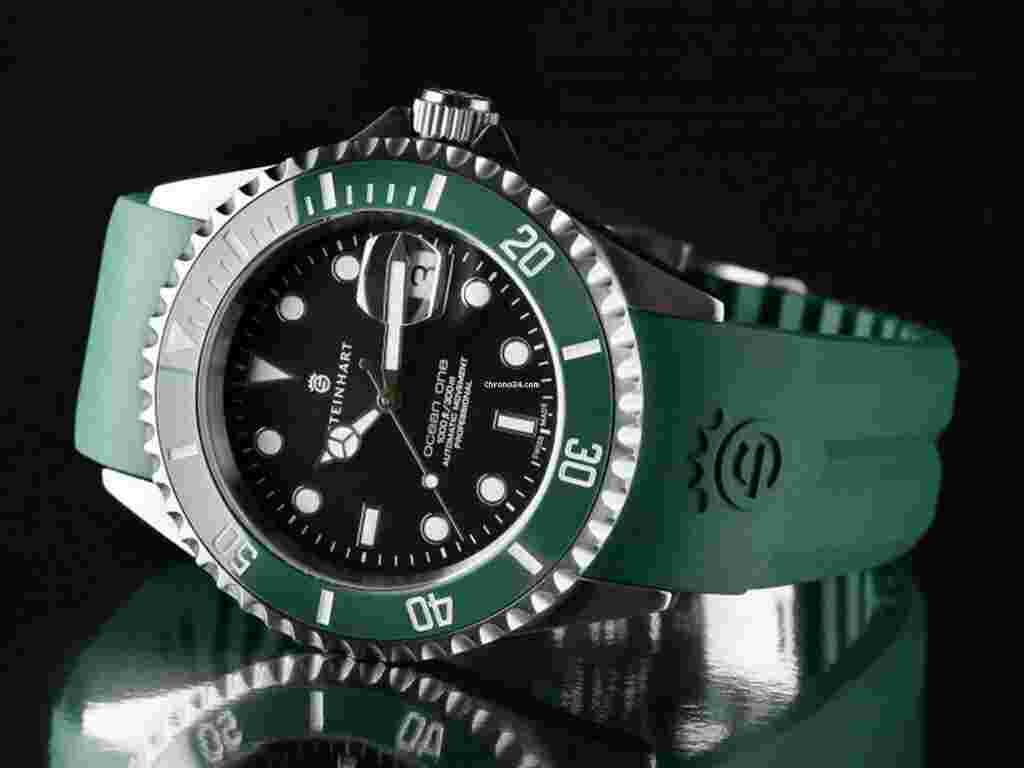 Steinhart Ocean 1
Green Ceramic 42mm Swiss Automatic Diver Silicone 103-1031