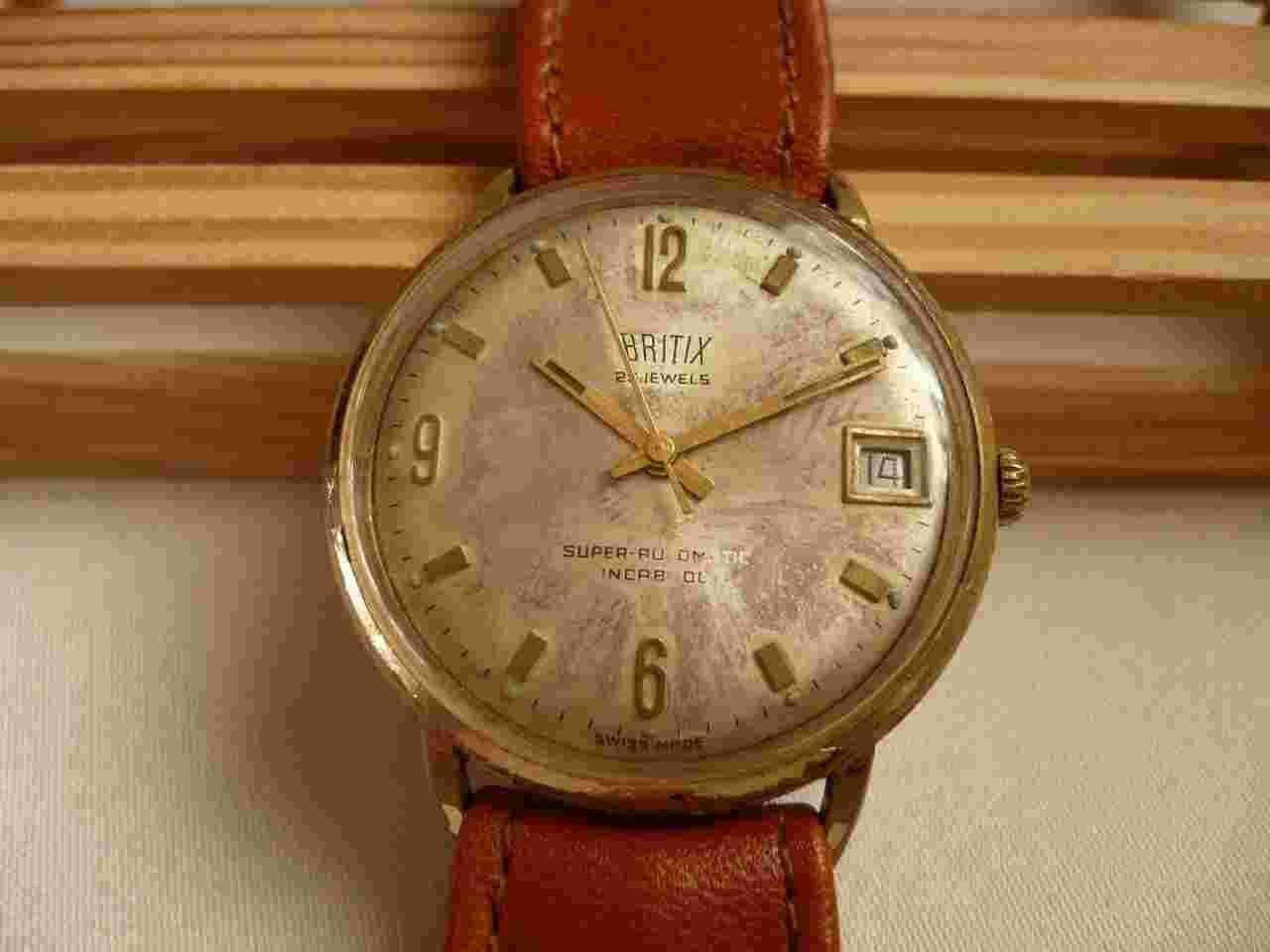 Britix is an extremely rare Swiss automatic watch from the 1960s 