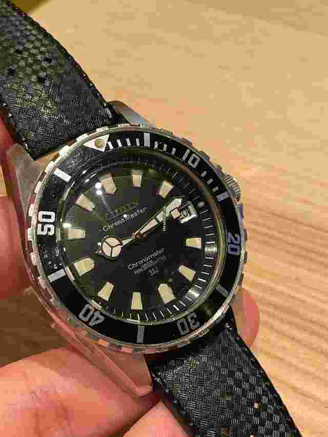 Citizen
                           
                                 Ref. 4-540263 Vintgae Chronomaster 500m Diver 33J