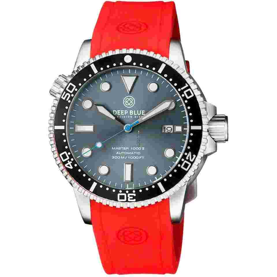Deep Blue
Master 1000 II 44mm Automatic Red Strap MSTR442SLATEBLUESTRP
