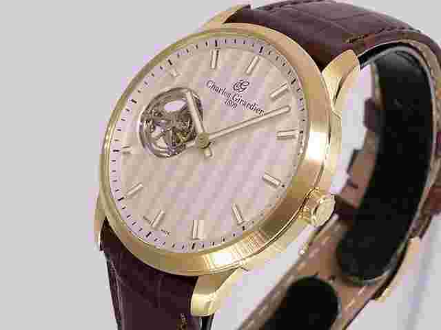 Charles Girardier Tourbilllon 1809 1759YG 18k Yellow Gold Slim 
