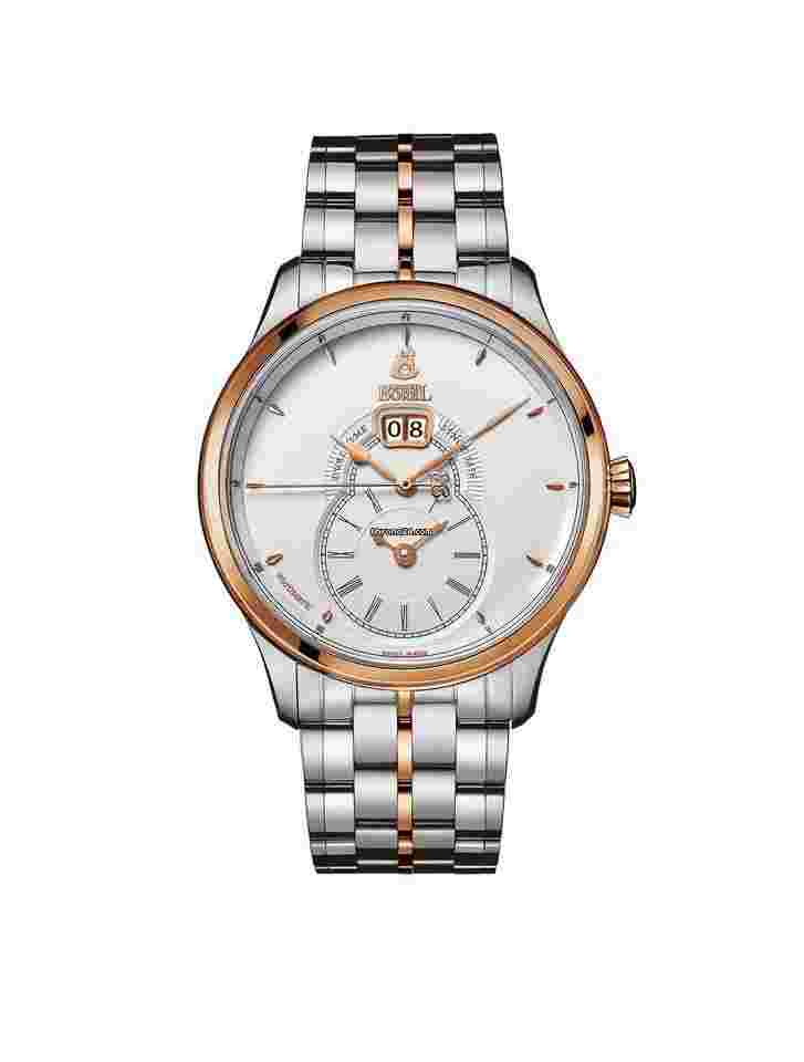 Ernest Borel
                           
                                 Automatic Rose Gold Dual Time Date Swiss Made
