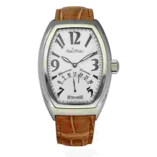 Paul Picot Firshire
                           
                                 3000 0773.S Retrograde Tonneau Steel Automatic Men's Watch