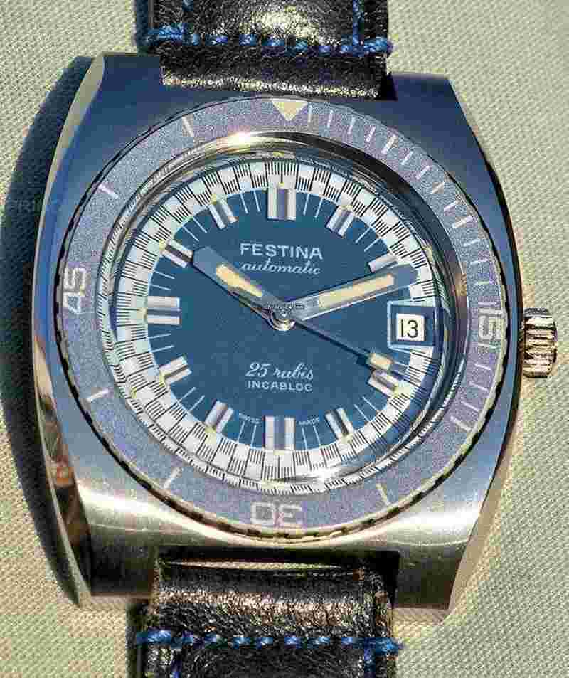 Festina
                           
                                 Very Rare Vintage Festina Steel Sub Diver's 200mt Swivel Bezel Watch