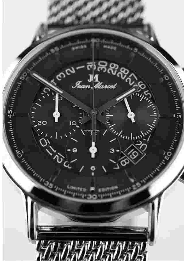 Jean Marcel
                           
                                 Tantum Anthracite - ETA 2894-2 - Limited Edition - Mesh Bracelet + Leather Strap