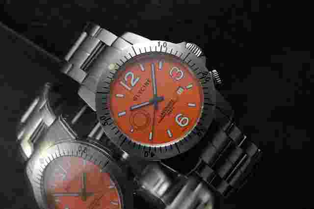 Glycine Lagunare Rare 3819 Lagunare 1000ft/300m Eta 2824 30 Atm Orange Dial Full Set 46mm