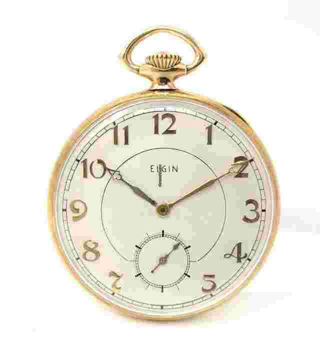 Elgin
                           
                                 Pocket Watch 14 Karat Yellow Gold