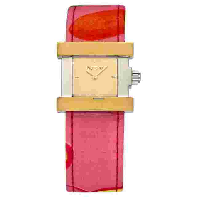 Pequignet
                           
                                 Sorella 313 Two Tone 25mm Steel Multicolor Textile Quartz Womens Watch
