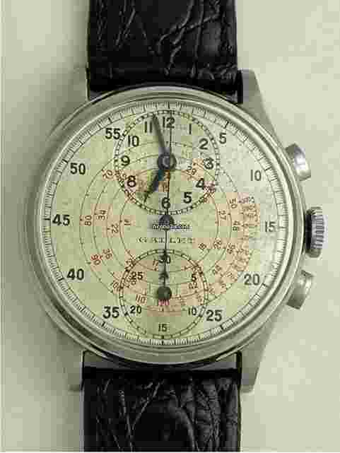 Gallet
MultiChron Regulator Chronograph Officers Military Artillery Timing Racing Doctors WWII