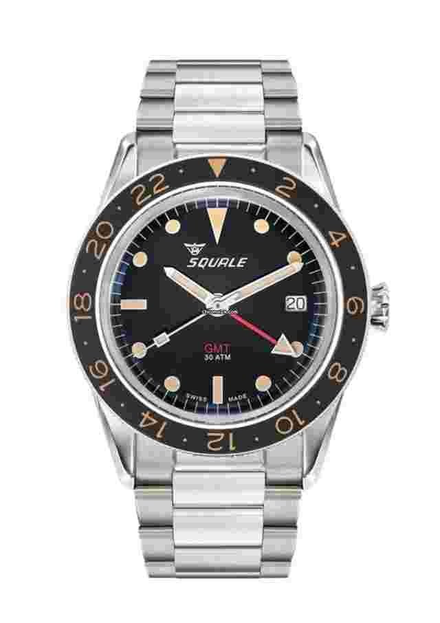 Squale
                           
                                 Sub39 GMT Vintage - NEW SQUALE BRACELET + Tropical Rubber