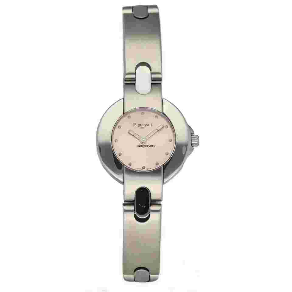 Pequignet
356 Stainless Steel 24mm Round Pink Dial Quartz Swiss Women's Watch