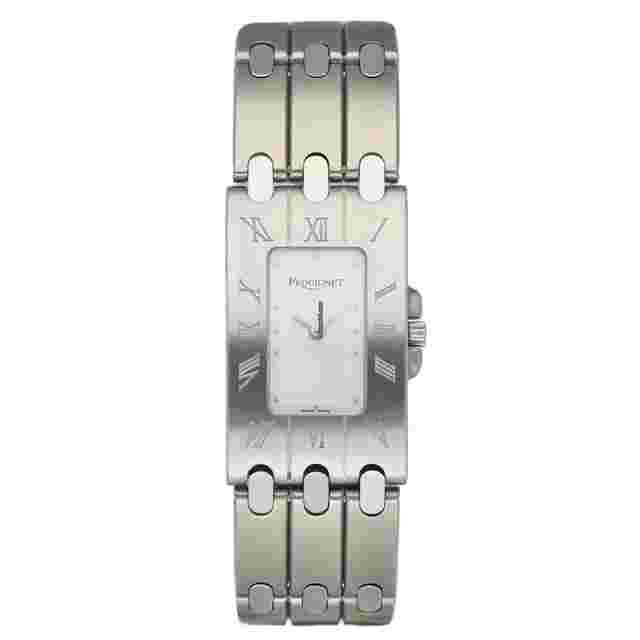Pequignet
                           
                                 665 Rectangle Stainless Steel 21mm White Dial Swiss Quartz Wrist Watch
