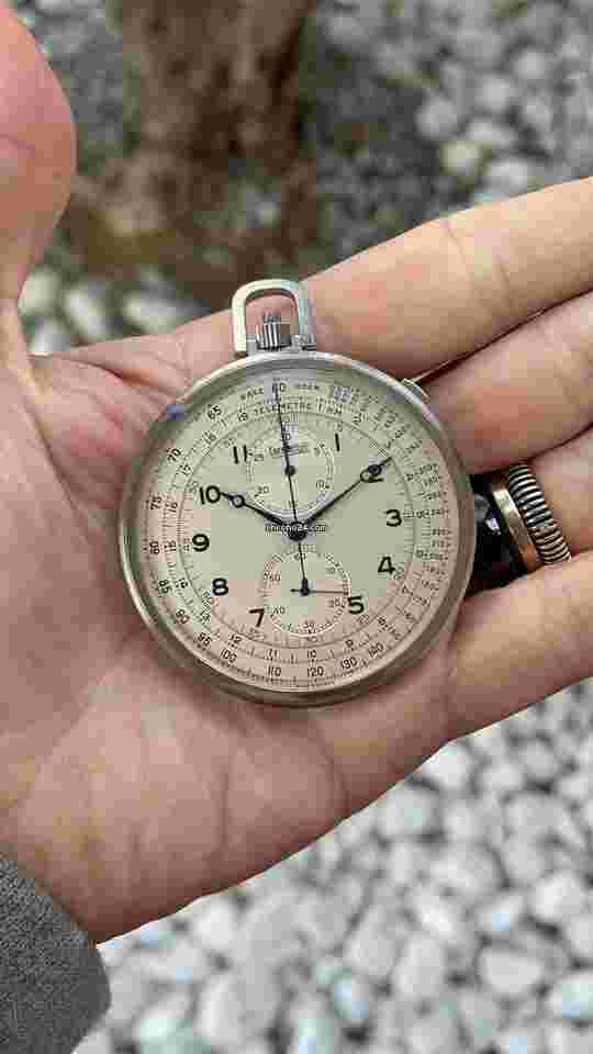 Eberhard & Co.
                           
                                 1930s rare and large Chronograph pocket watch