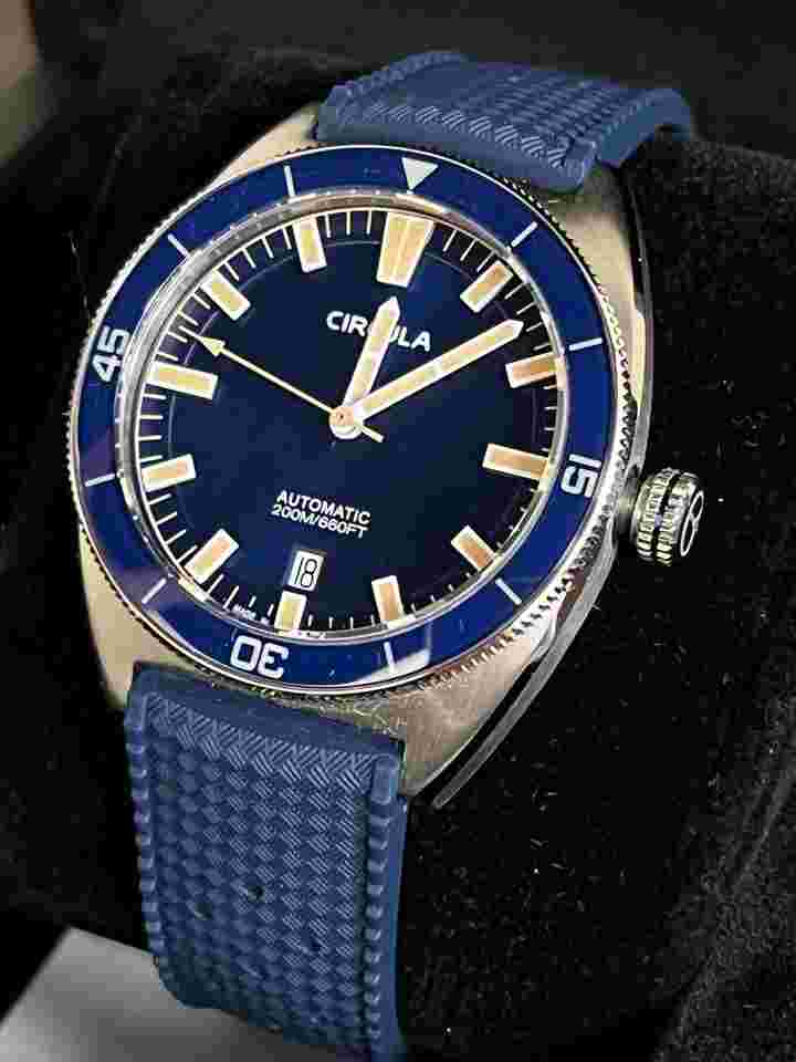 Circula AquaSport Automatic Old Radium New Official dealer Warranty Made in Germany 