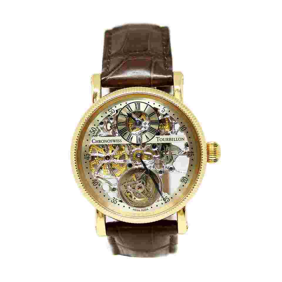 Chronoswiss Régulateur
                           
                                 Tourbillon Régulateur Skeleton Ref. 3121-R Full Set NOS