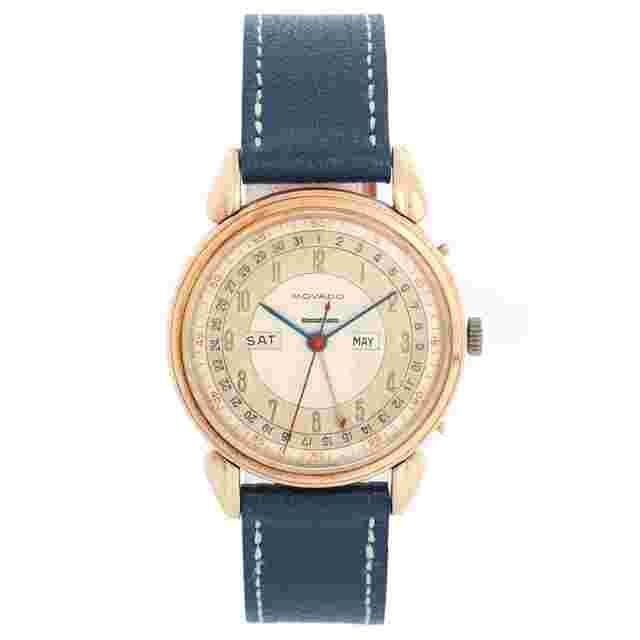 Movado
                           
                                 Vintage Movado Day-Date-Month Men's Manual Winding Watch