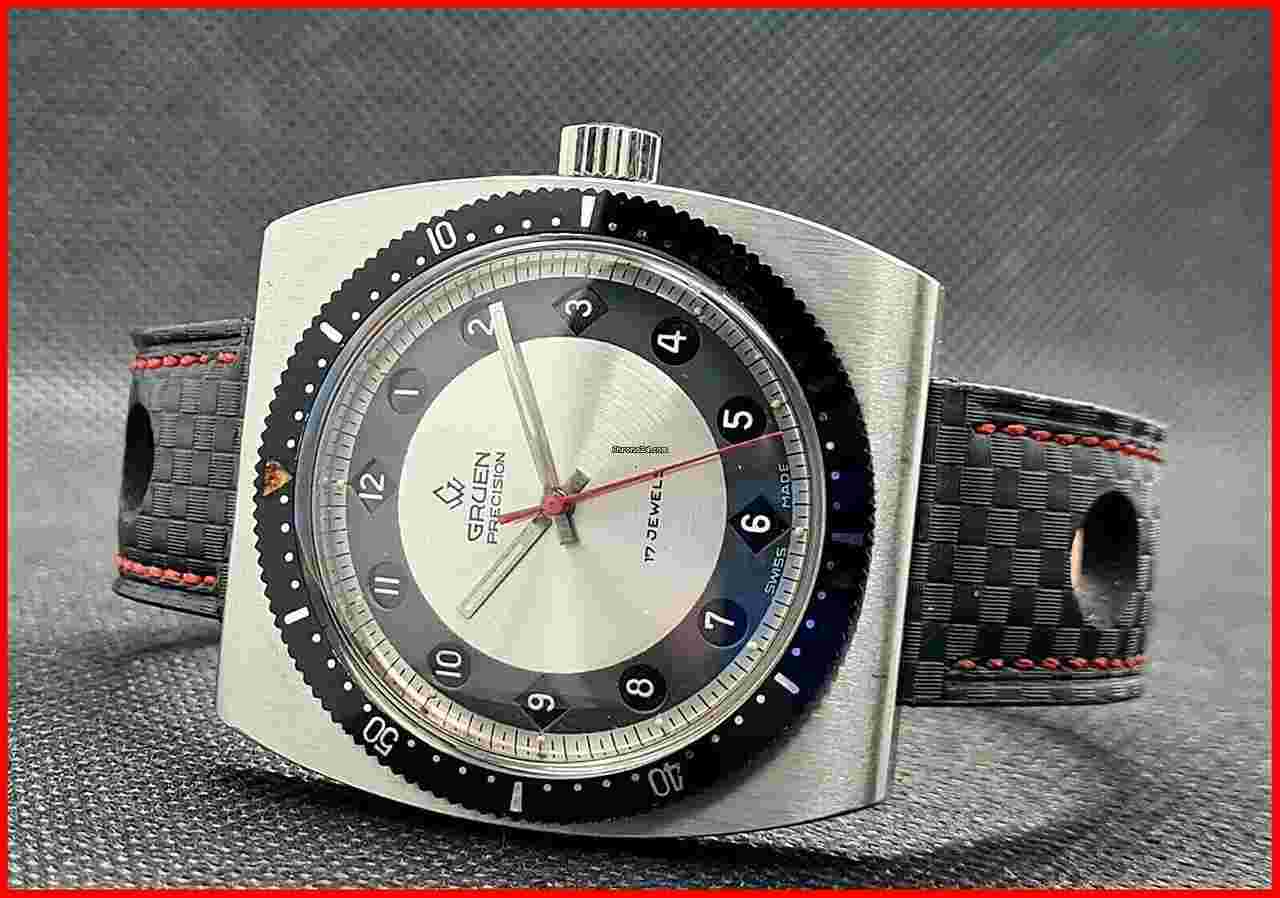 Gruen Precision
                           
                                 1960's Vintage Gruen Precision Ref. 510 RSS Base Metal & Stainless Steel Watch ( 15116)