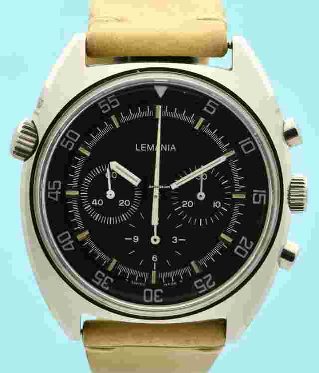 Lemania
                           
                                 Stainless Steel Chronograph Ref. 9658